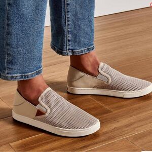 OluKai Women's Tan Slip-On Shoes